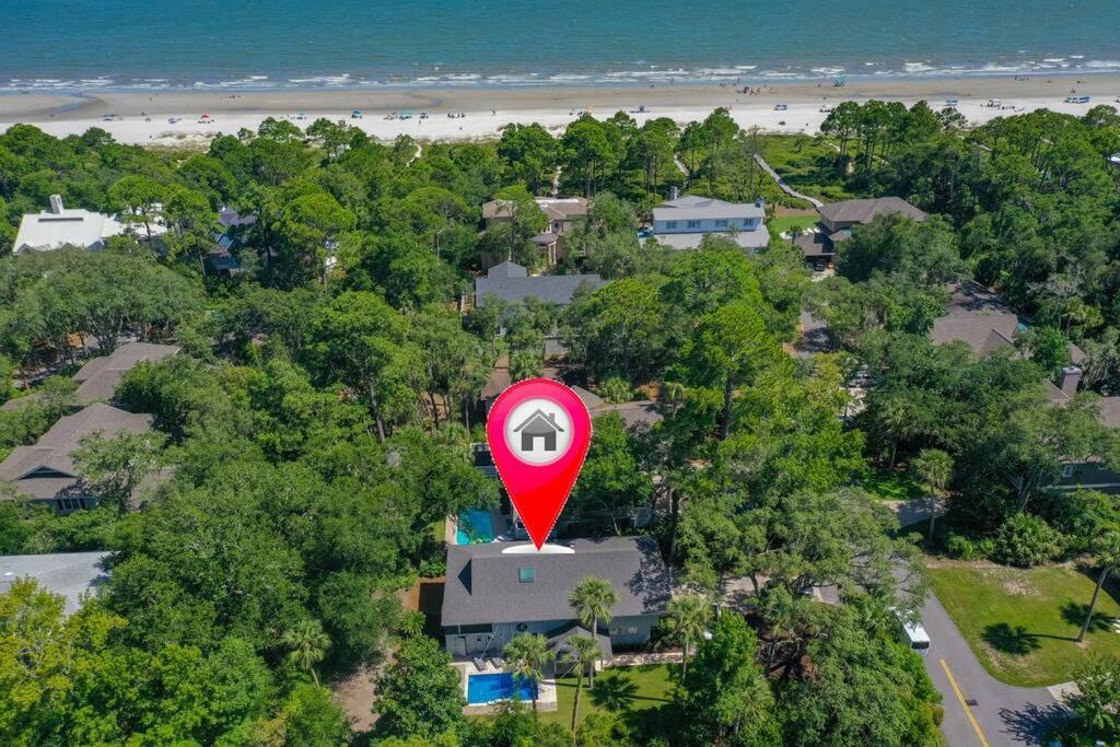 Luxury Beach House - 2Min Walk To Beach - Private Pool - Group & Dog Friendly Hilton Head Island Exteriér fotografie