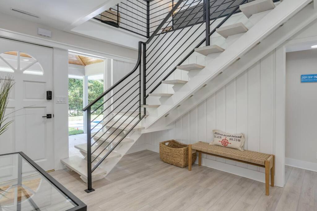 Luxury Beach House - 2Min Walk To Beach - Private Pool - Group & Dog Friendly Hilton Head Island Exteriér fotografie