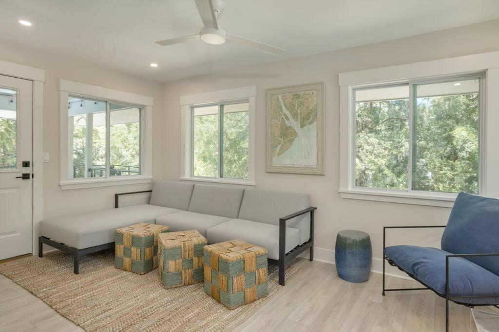 Luxury Beach House - 2Min Walk To Beach - Private Pool - Group & Dog Friendly Hilton Head Island Exteriér fotografie