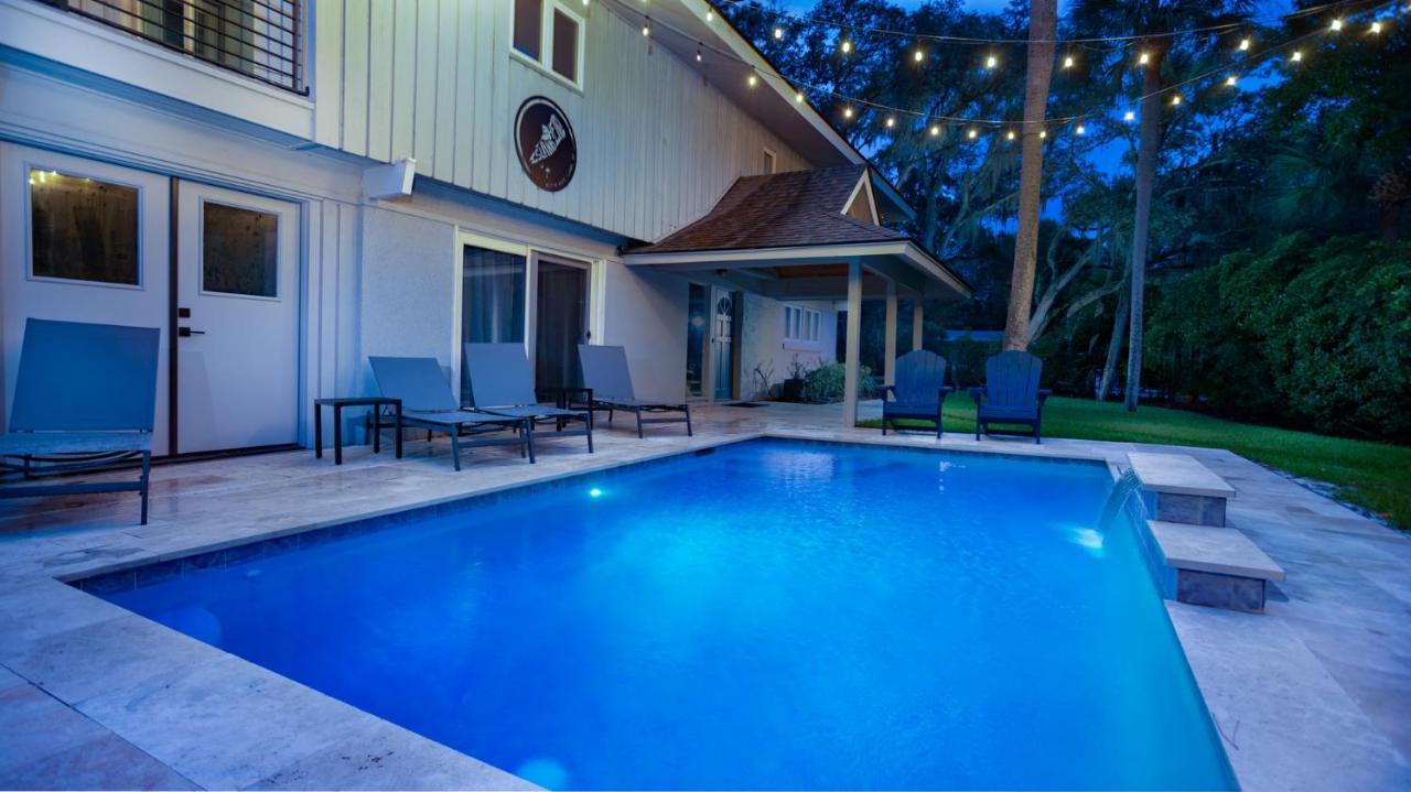 Luxury Beach House - 2Min Walk To Beach - Private Pool - Group & Dog Friendly Hilton Head Island Exteriér fotografie
