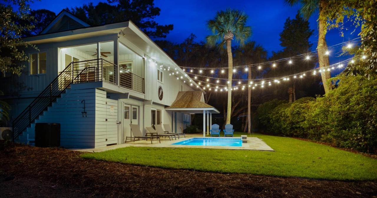 Luxury Beach House - 2Min Walk To Beach - Private Pool - Group & Dog Friendly Hilton Head Island Exteriér fotografie