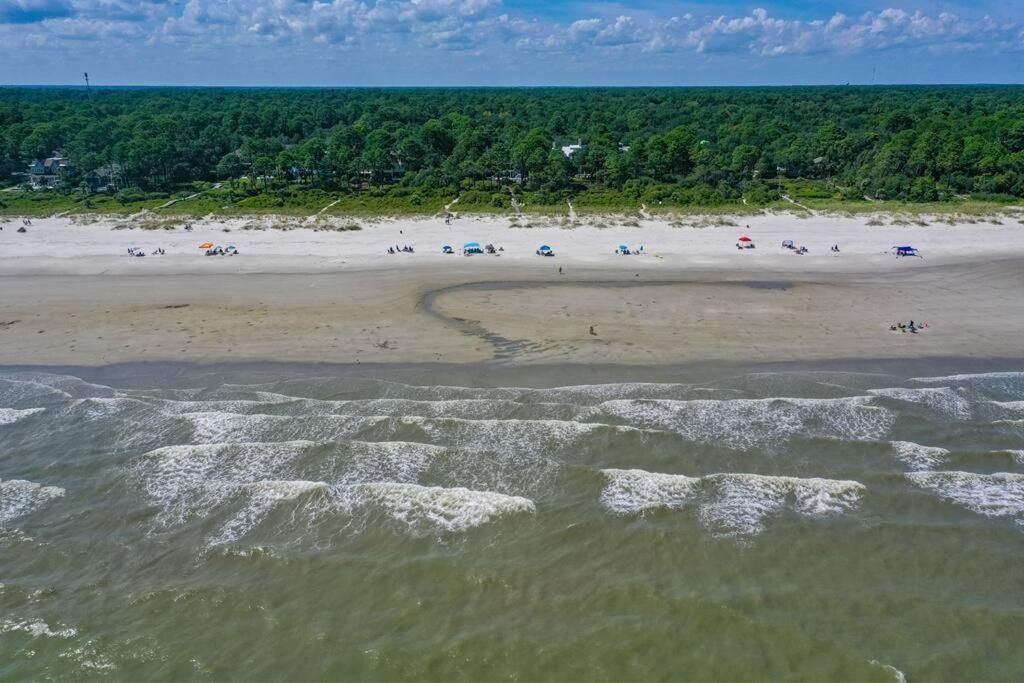 Luxury Beach House - 2Min Walk To Beach - Private Pool - Group & Dog Friendly Hilton Head Island Exteriér fotografie