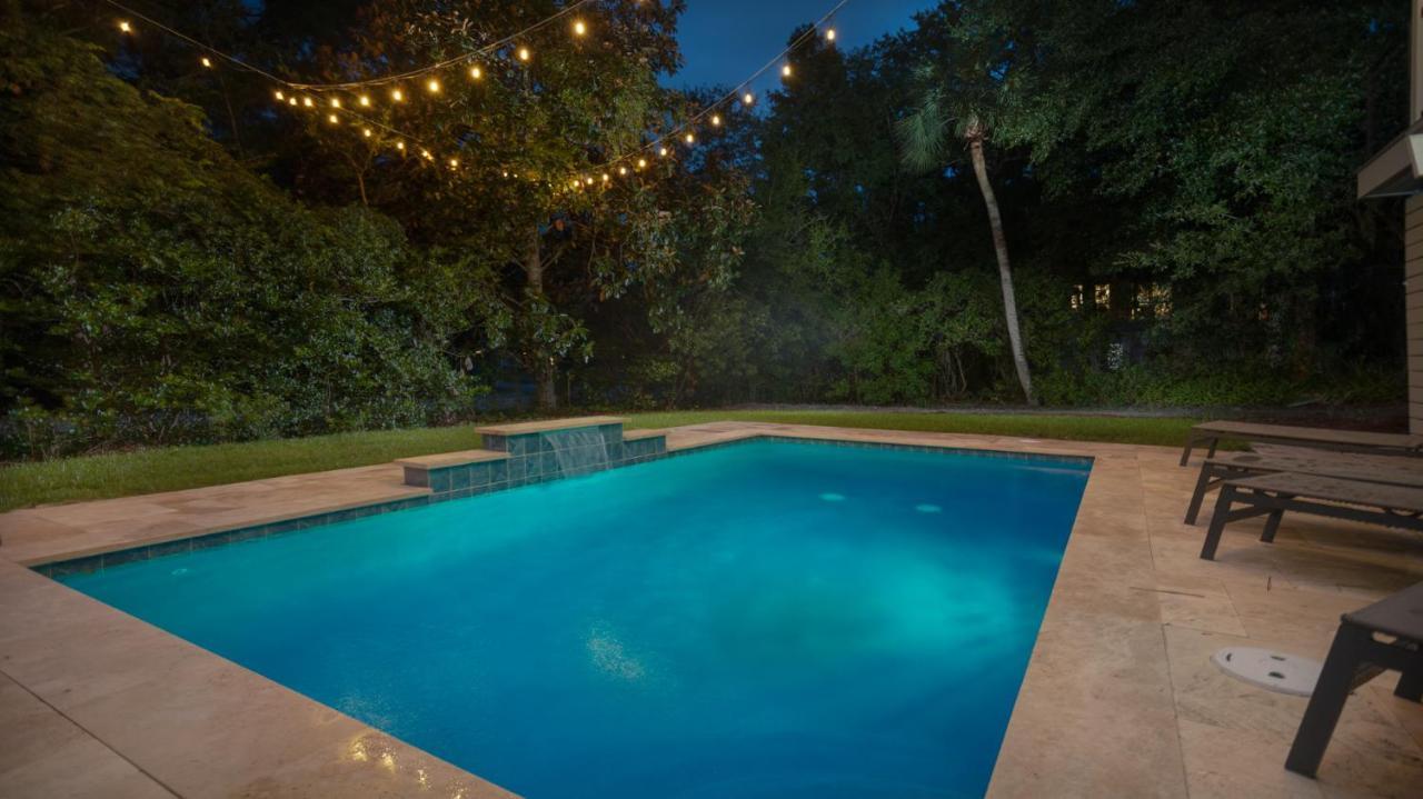 Luxury Beach House - 2Min Walk To Beach - Private Pool - Group & Dog Friendly Hilton Head Island Exteriér fotografie